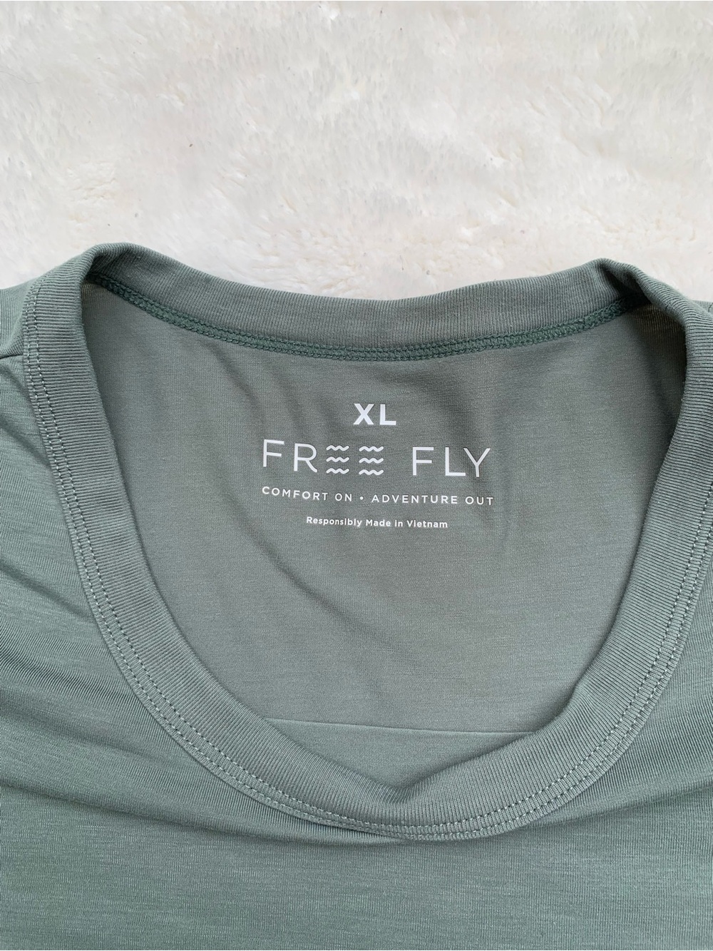 Free fly  Slate Green Short-Sleeve Tee - Picture 5 of 8
